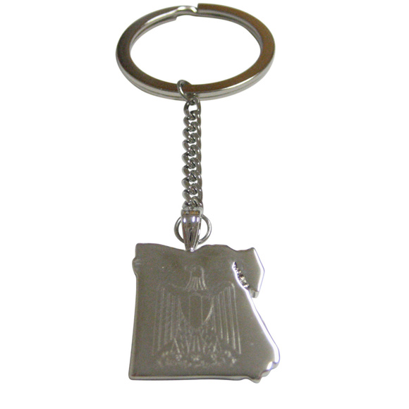 Kiola Designs Accessories Egypt Map Shape And Flag Design Pendant